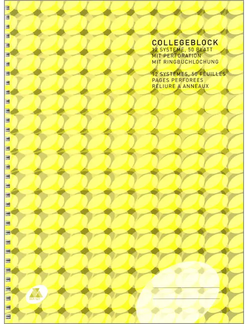 Collegeblock Notenblock
